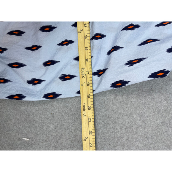 J Crew A Line Dress Women's S Light Blue Animal Print Sleeveless Knee Length - Picture 5 of 10